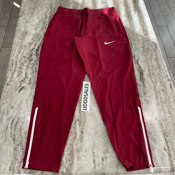 NIKE PRO ELITE TRACK & FIELD TEAM-ISSUED PODIUM PANTS MAROON AO8872-661 Sz XL - Picture 3 of 10